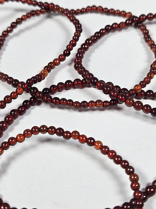 Granaat armband 3mm