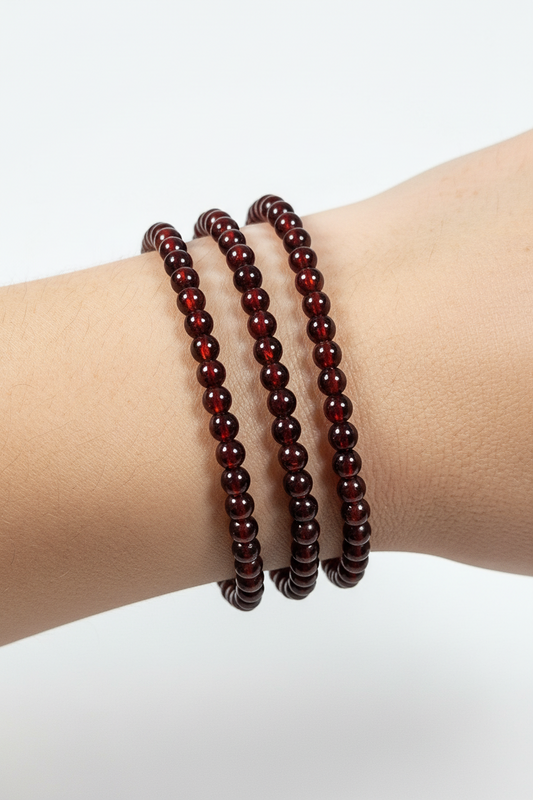 Granaat armband 3mm
