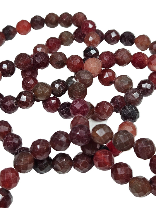 Carneool facetarmband 8mm