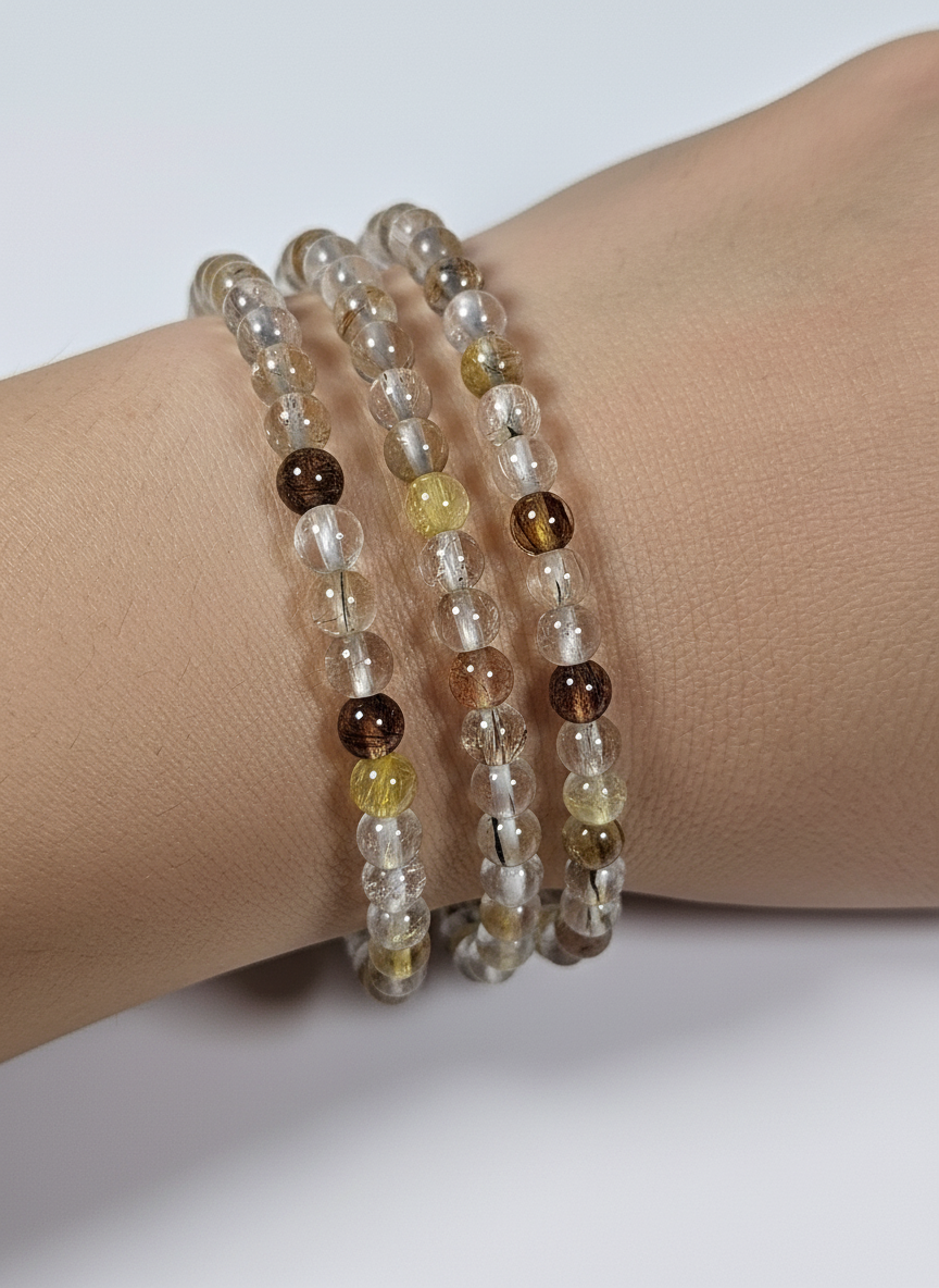 Rutiel mix armband 4mm
