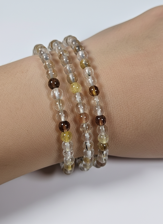 Rutiel mix armband 4mm