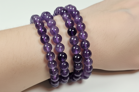 Amethist armband 9mm