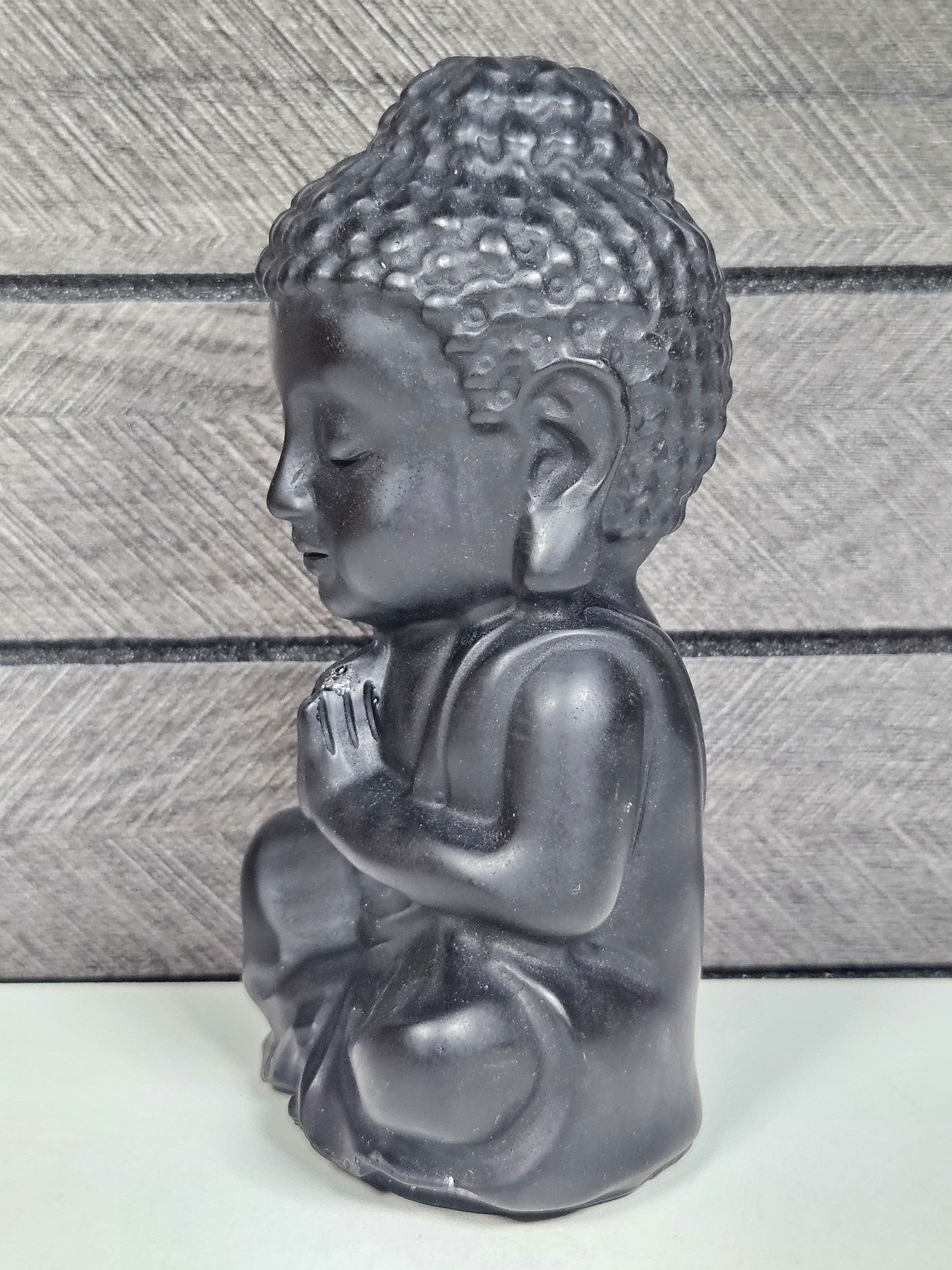 Zwarte Obsidiaan Buddha 380 gram