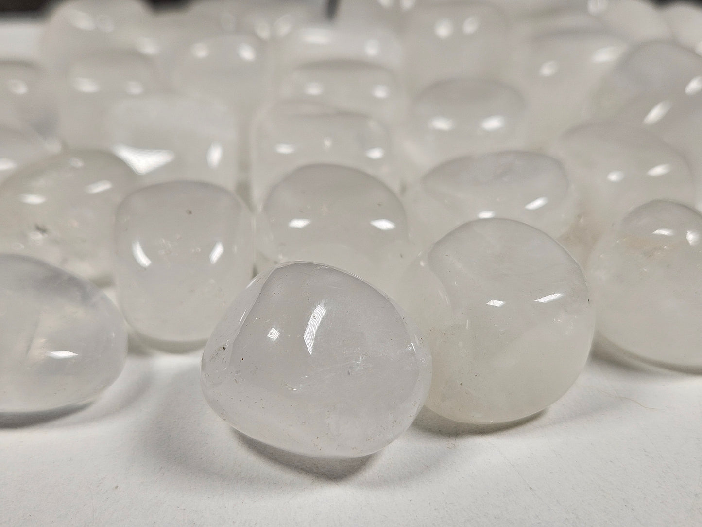 Bergkristal trommelsteen