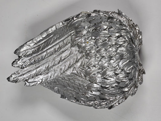 Bolhouder engelenvleugels zilver