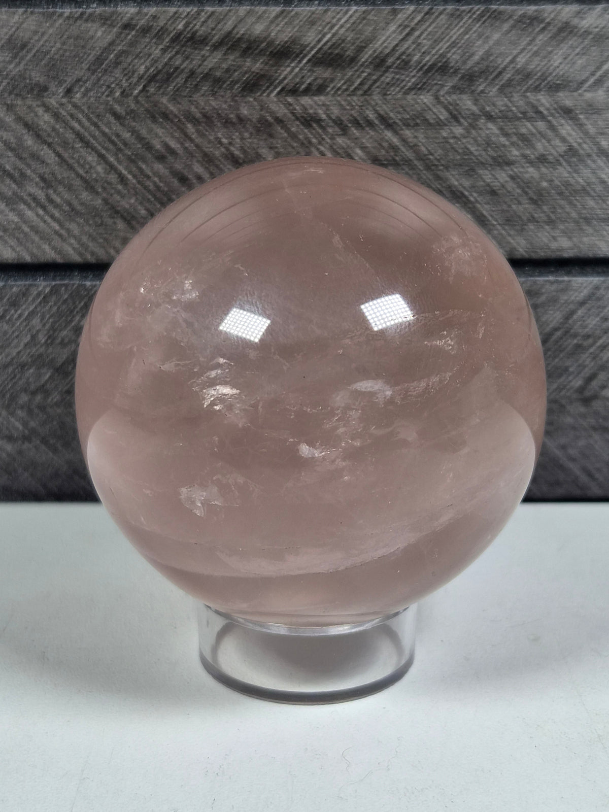 Rozenkwarts met Starflash bol 368 gram