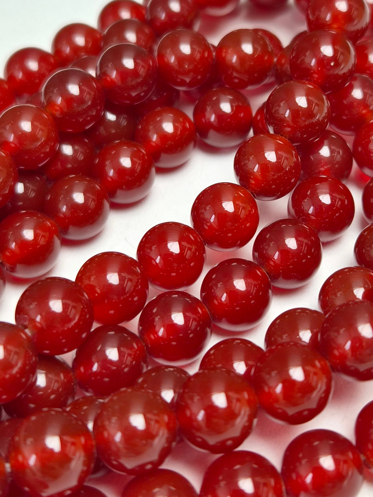 Carneool Rood Kralenstreng 10mm