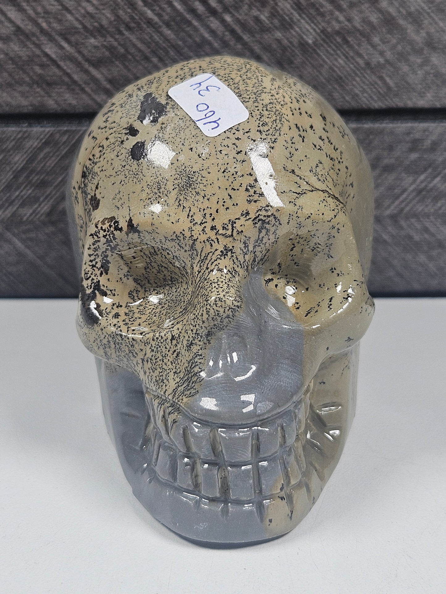 Landschap Jaspis Schedel 460 gram