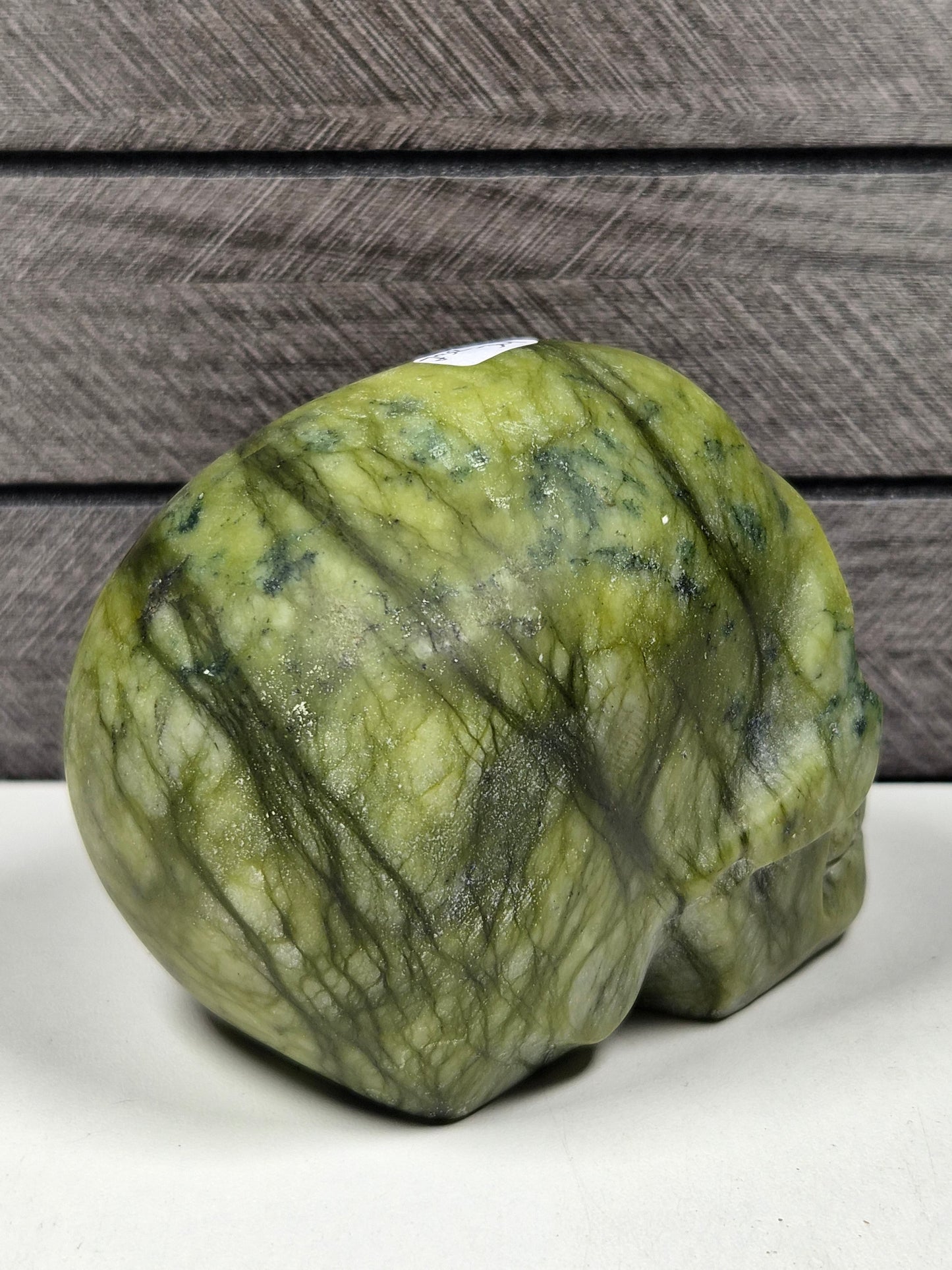 Groene Jade Schedel 732 gram