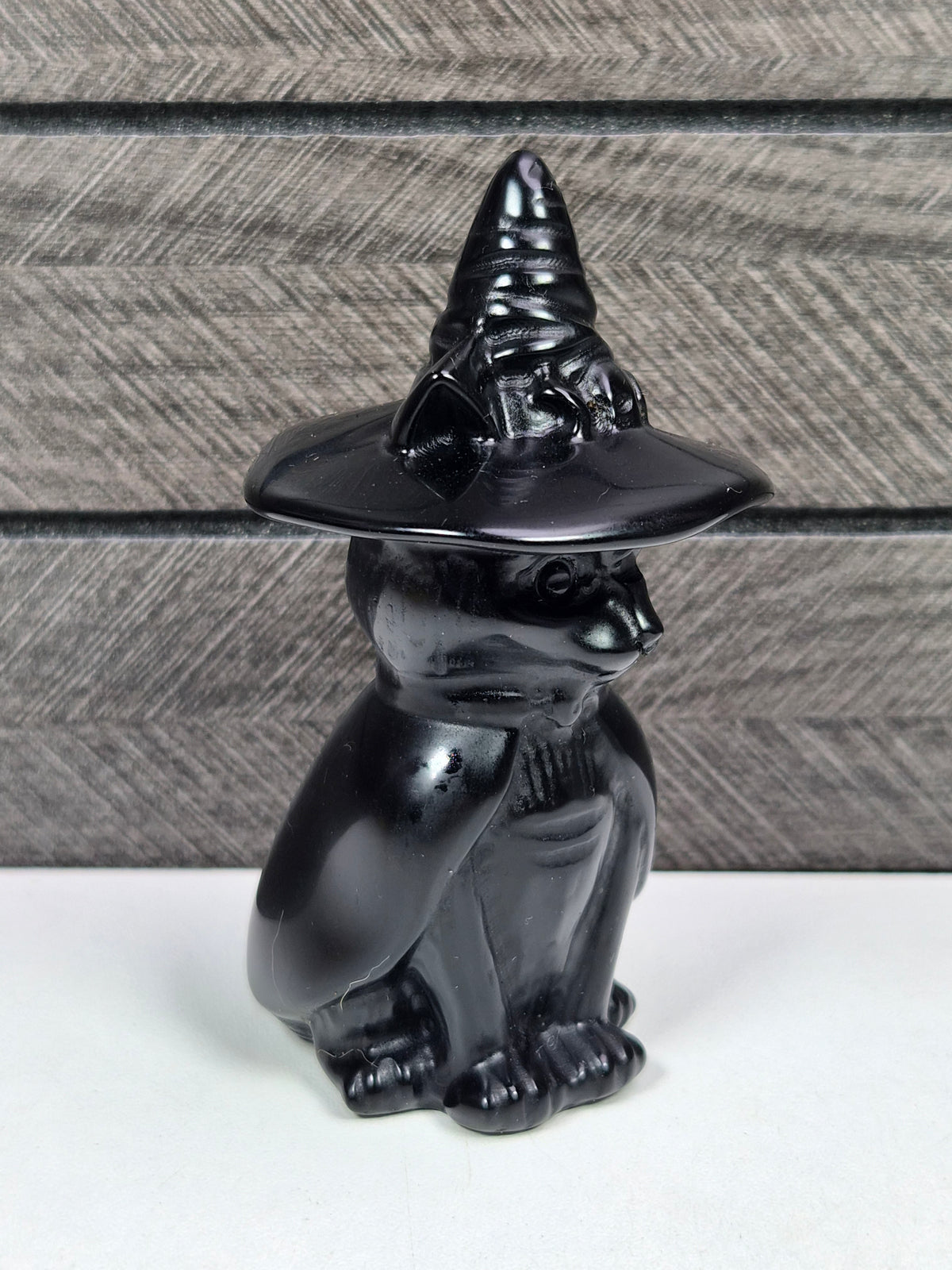 Obsidiaan Heksen Katje 140 gram