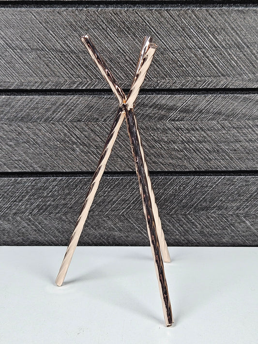 Bolhouder driepoot rose L