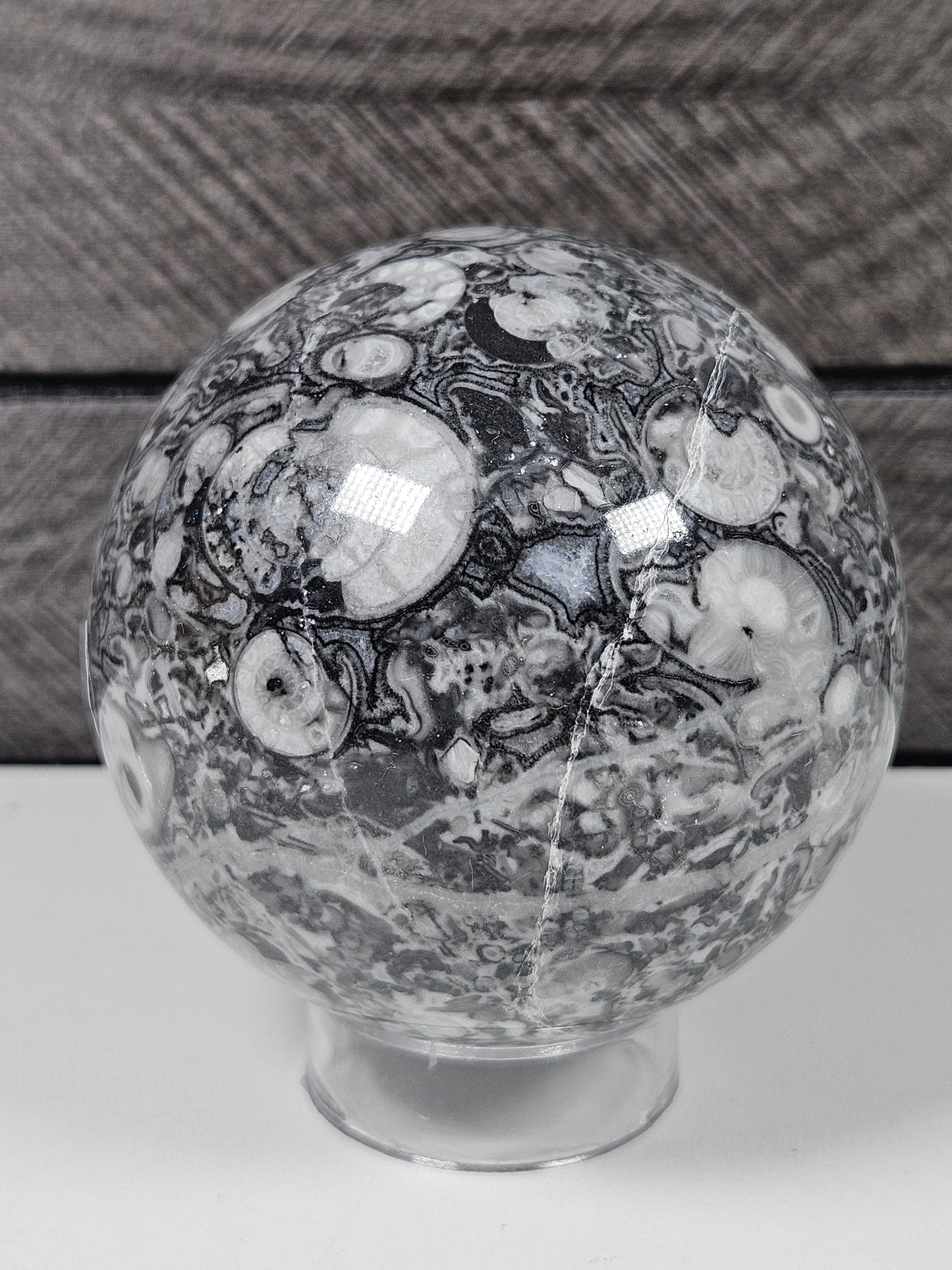 Fossiel Jaspis bol 396 gram