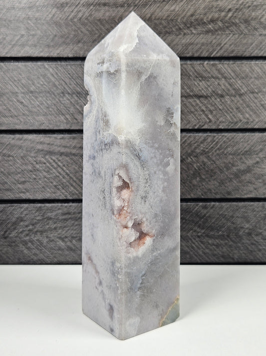 Roze Amethist toren 426 gram
