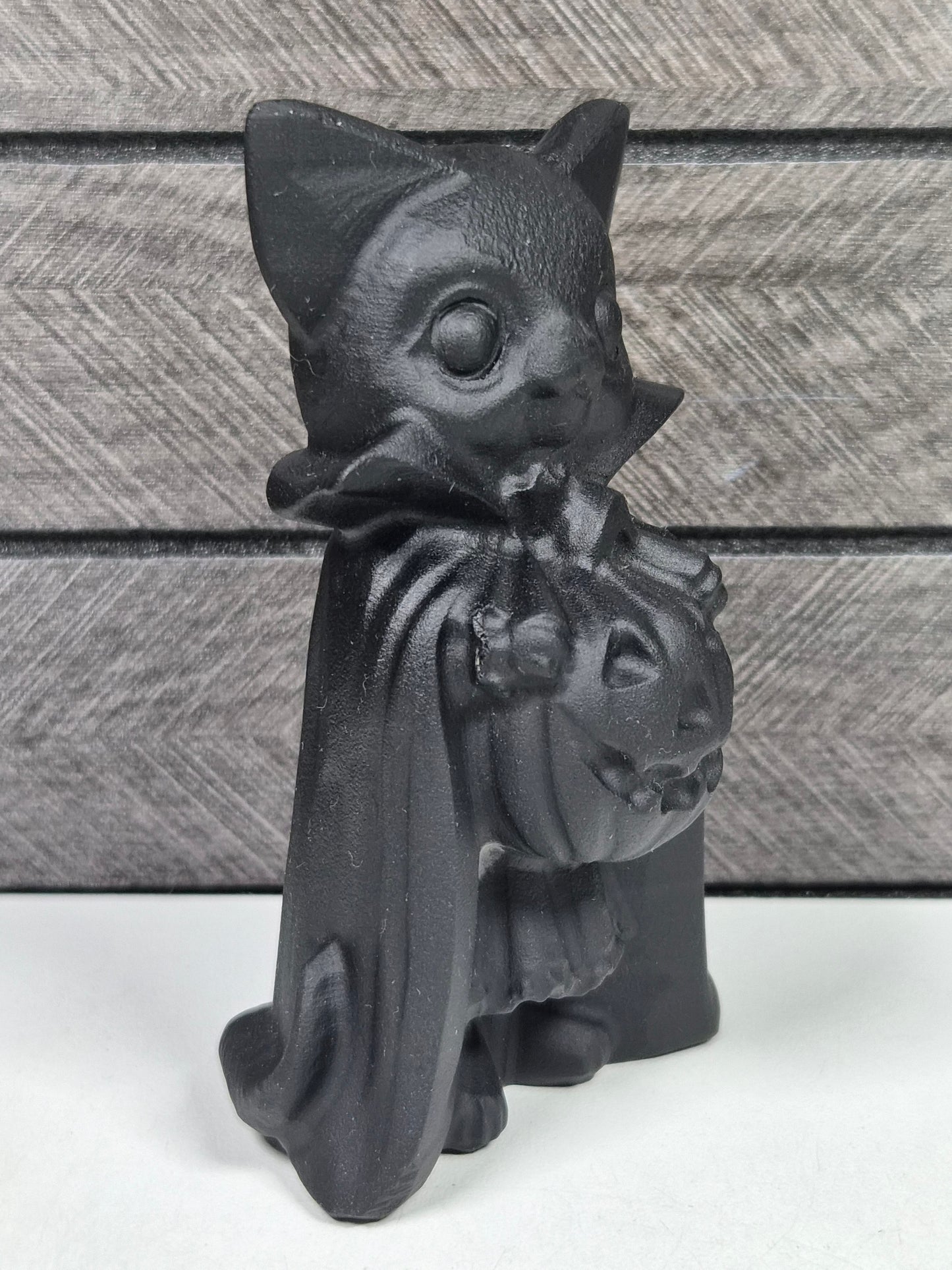 Obsidiaan Dracula Kat met Pompoen