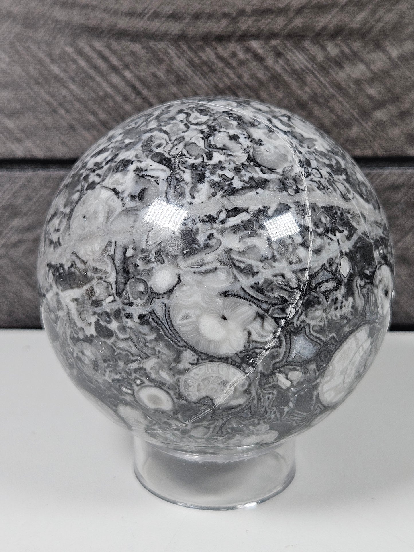 Fossiel Jaspis bol 396 gram