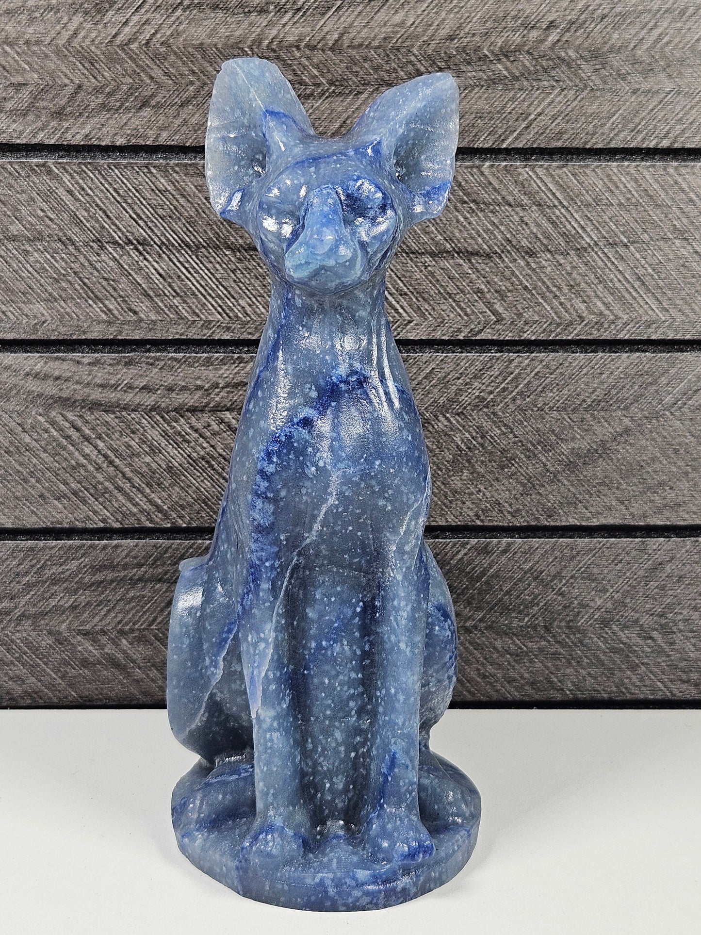 Blauwe Aventurijn Sfinx