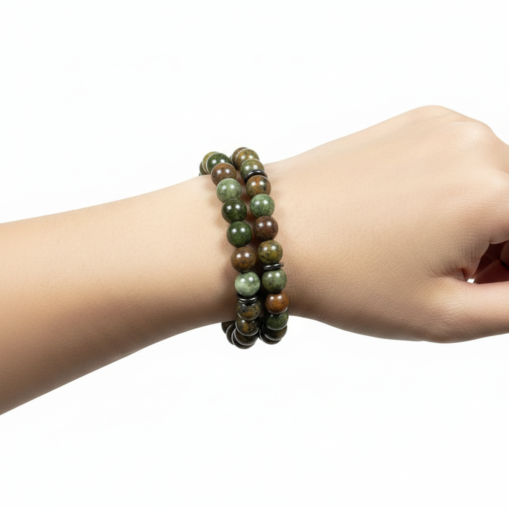 Groene Opaal armband 8mm