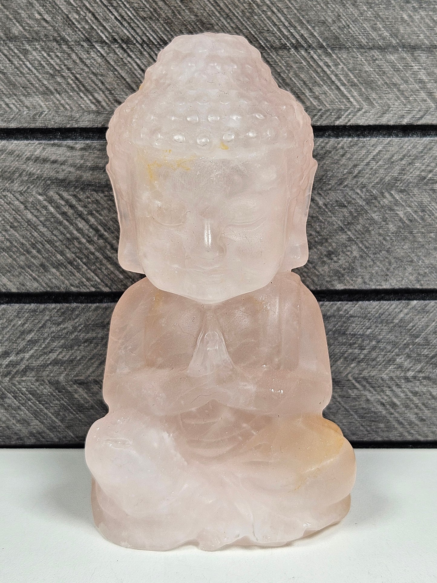 Rozenkwarts Buddha 440 gram