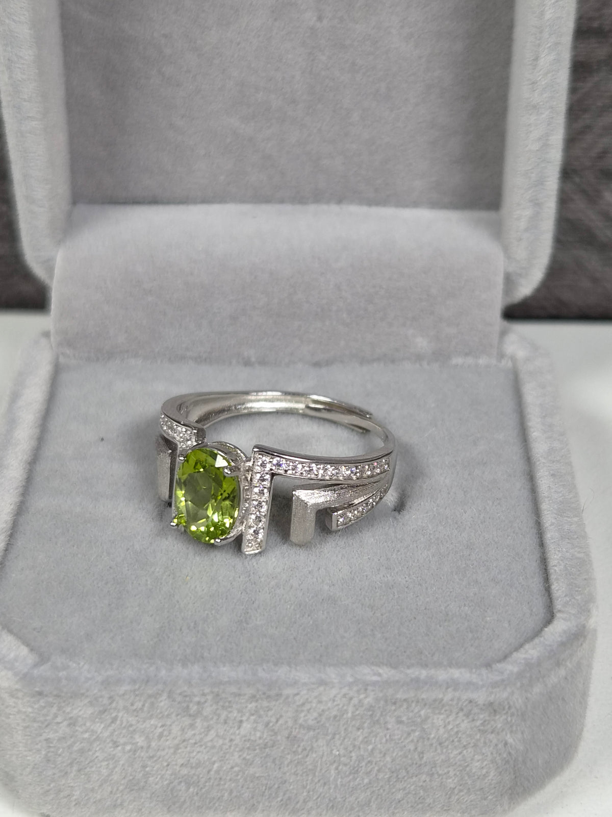 Perdioot s925 (zilver) verstelbare ring nr82