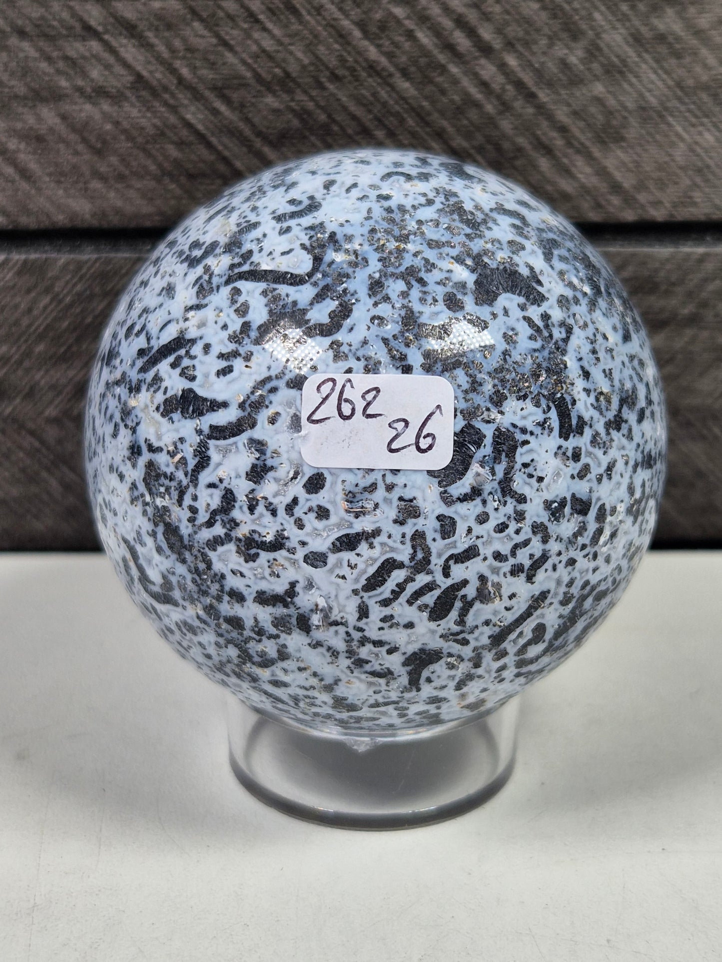 Blauwe Agaat bol 262 gram
