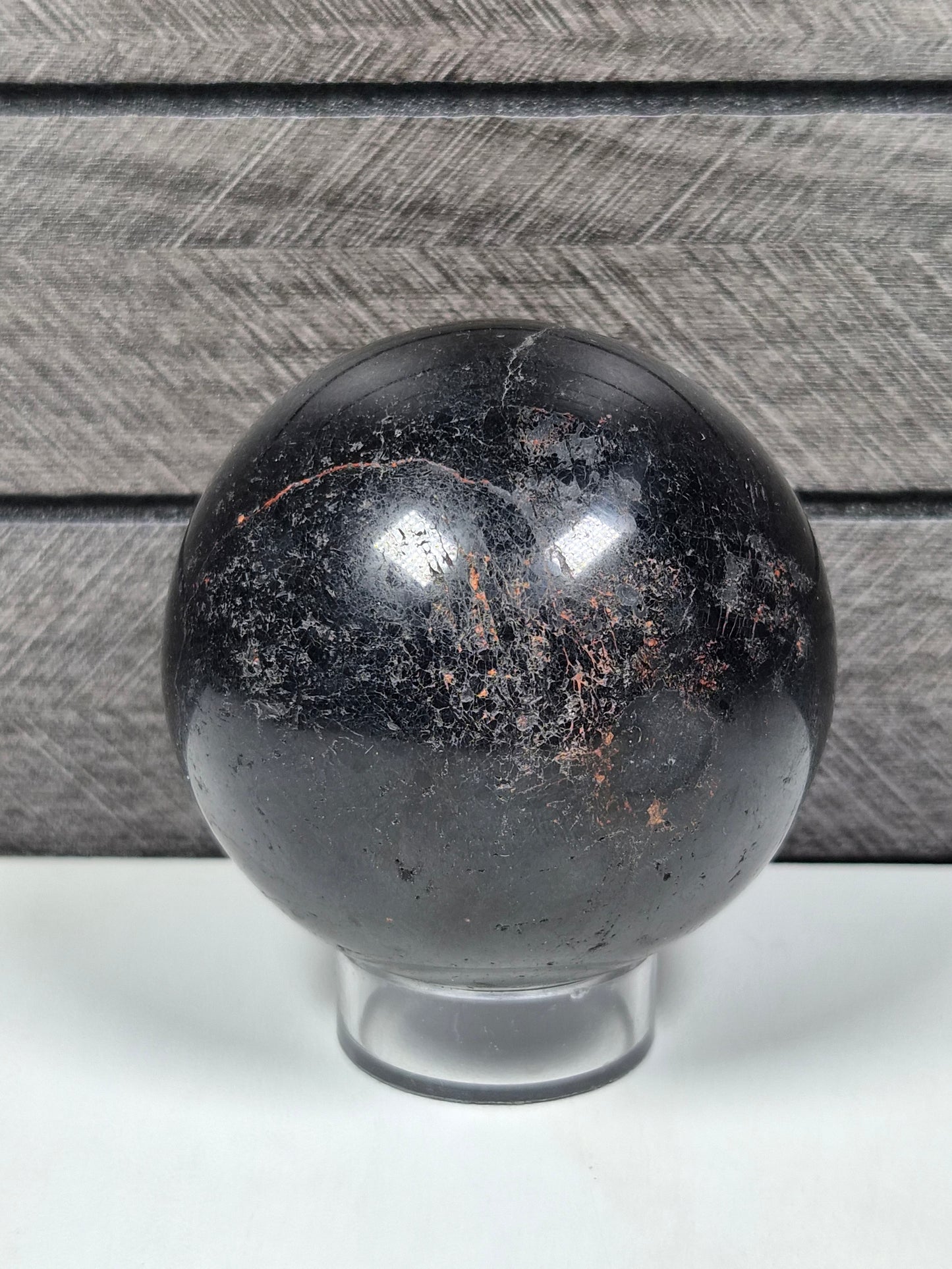 Zwarte Toermalijn bol 416 gram