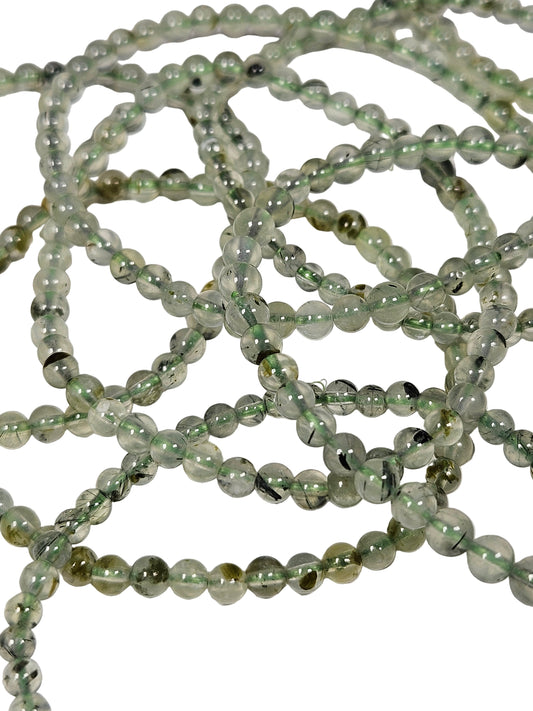 Prehniet armband 4mm