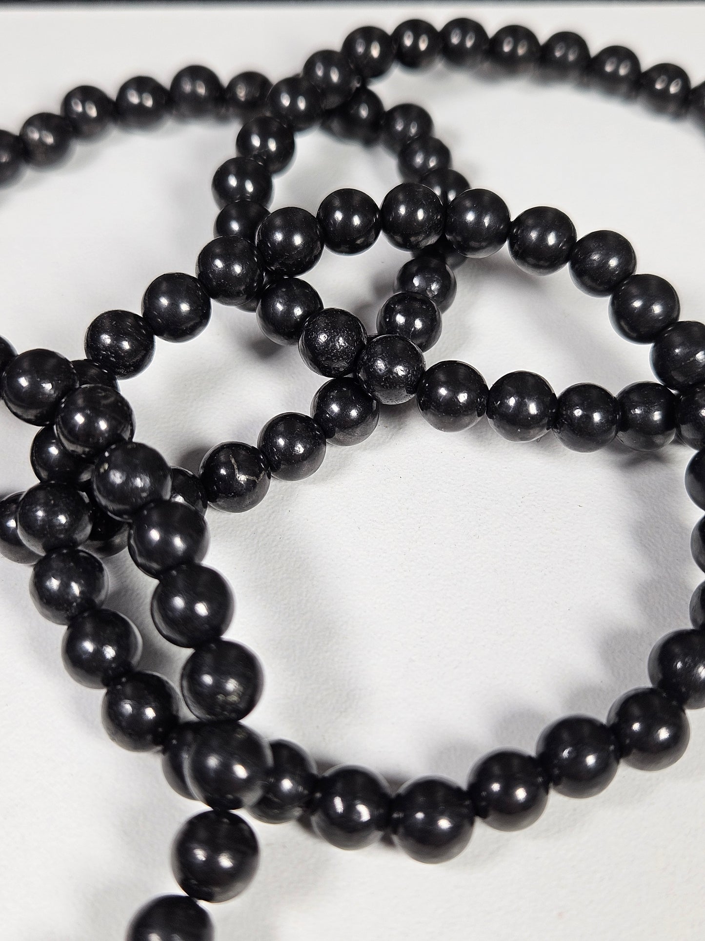 Shungiet armband 6mm