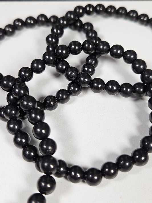 Shungiet armband 6mm