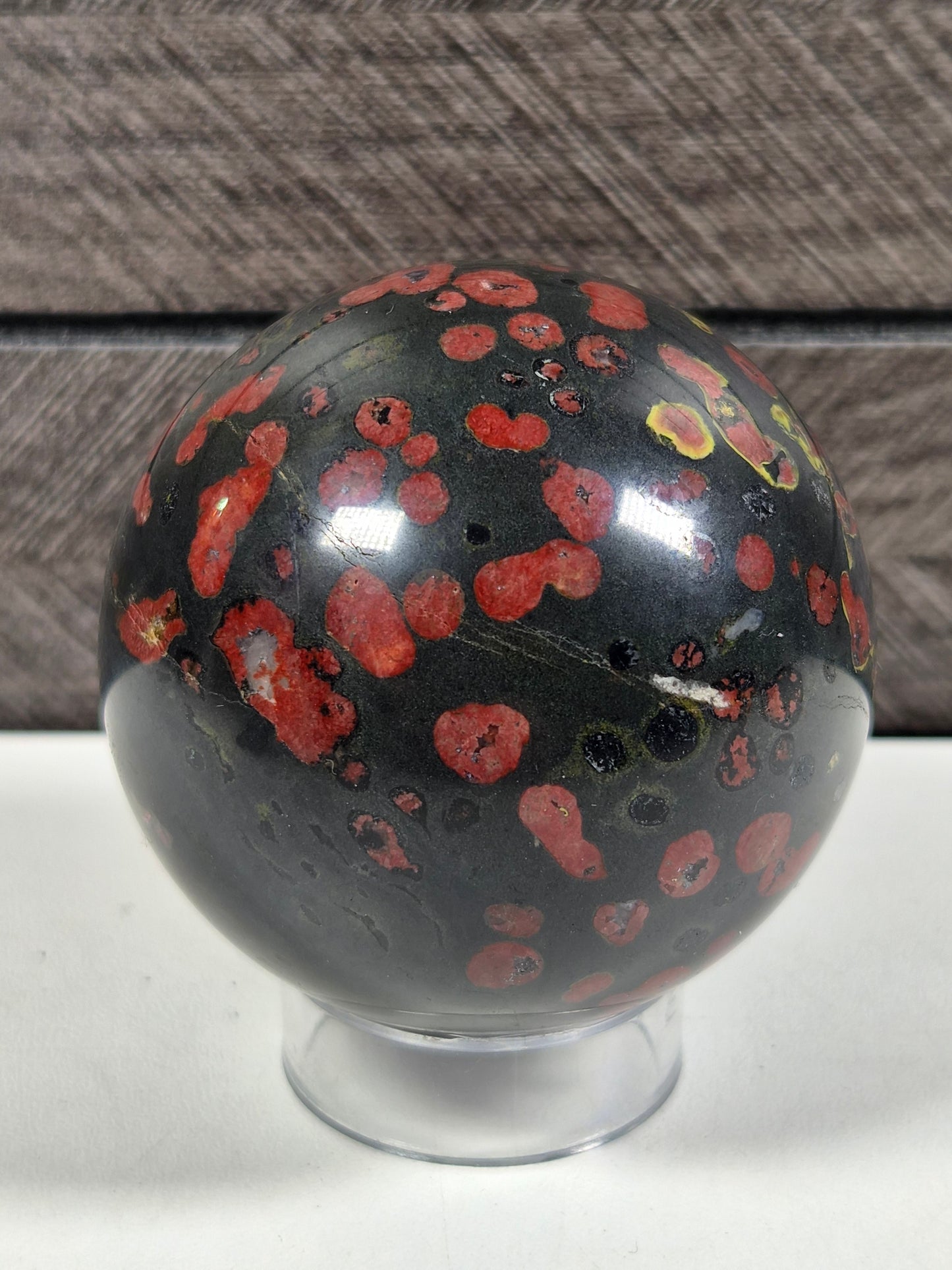 Pruimenbloesem Jaspis bol 280 gram