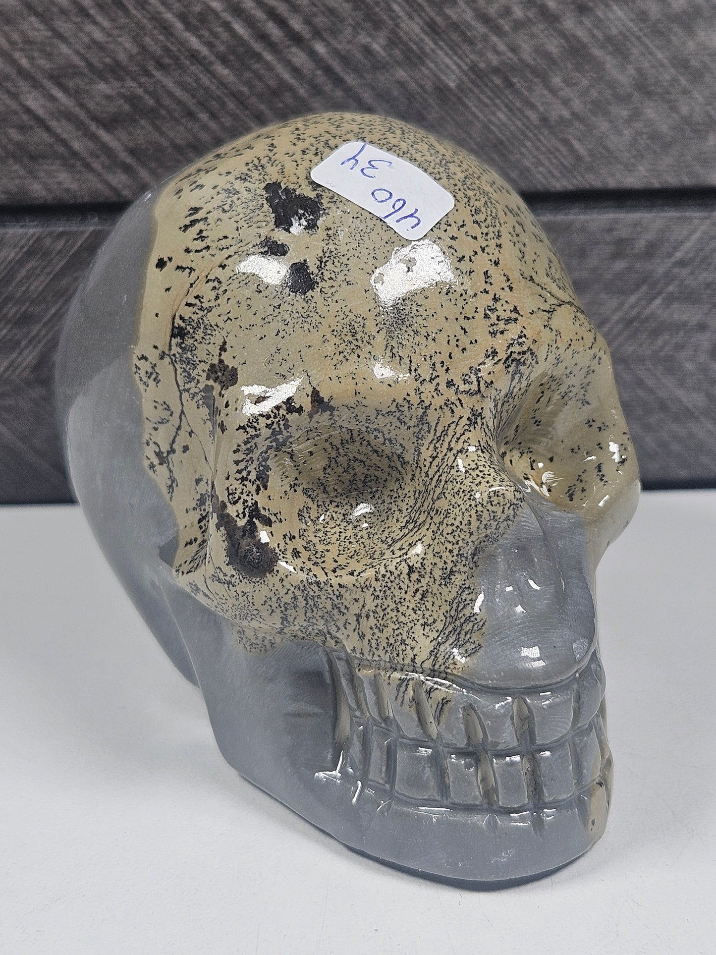 Landschap Jaspis Schedel 460 gram