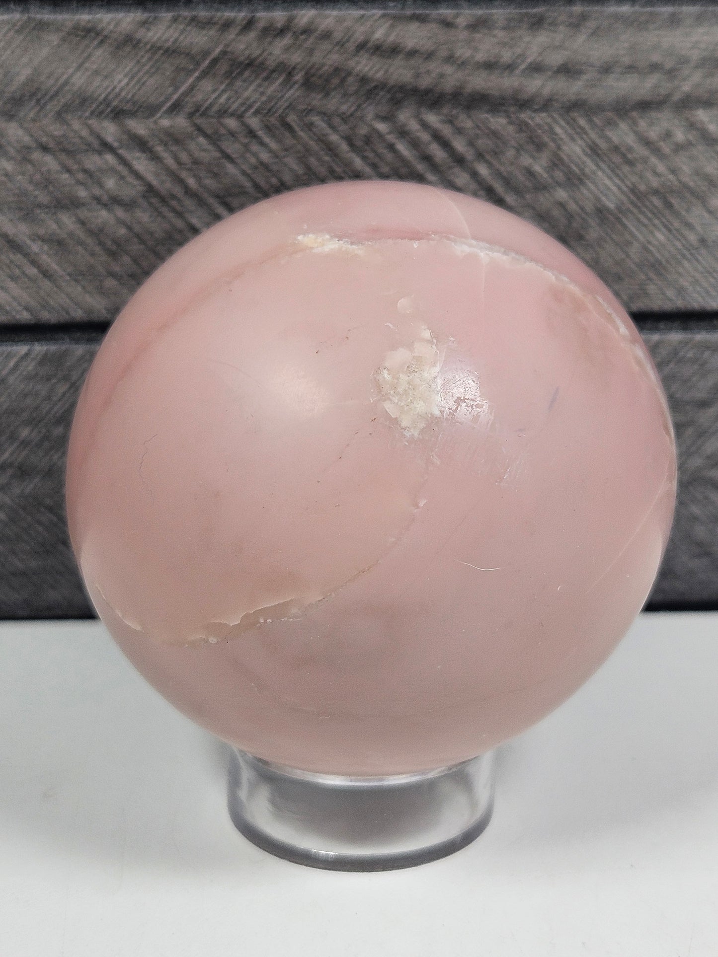 Roze opaal bol 424 gram