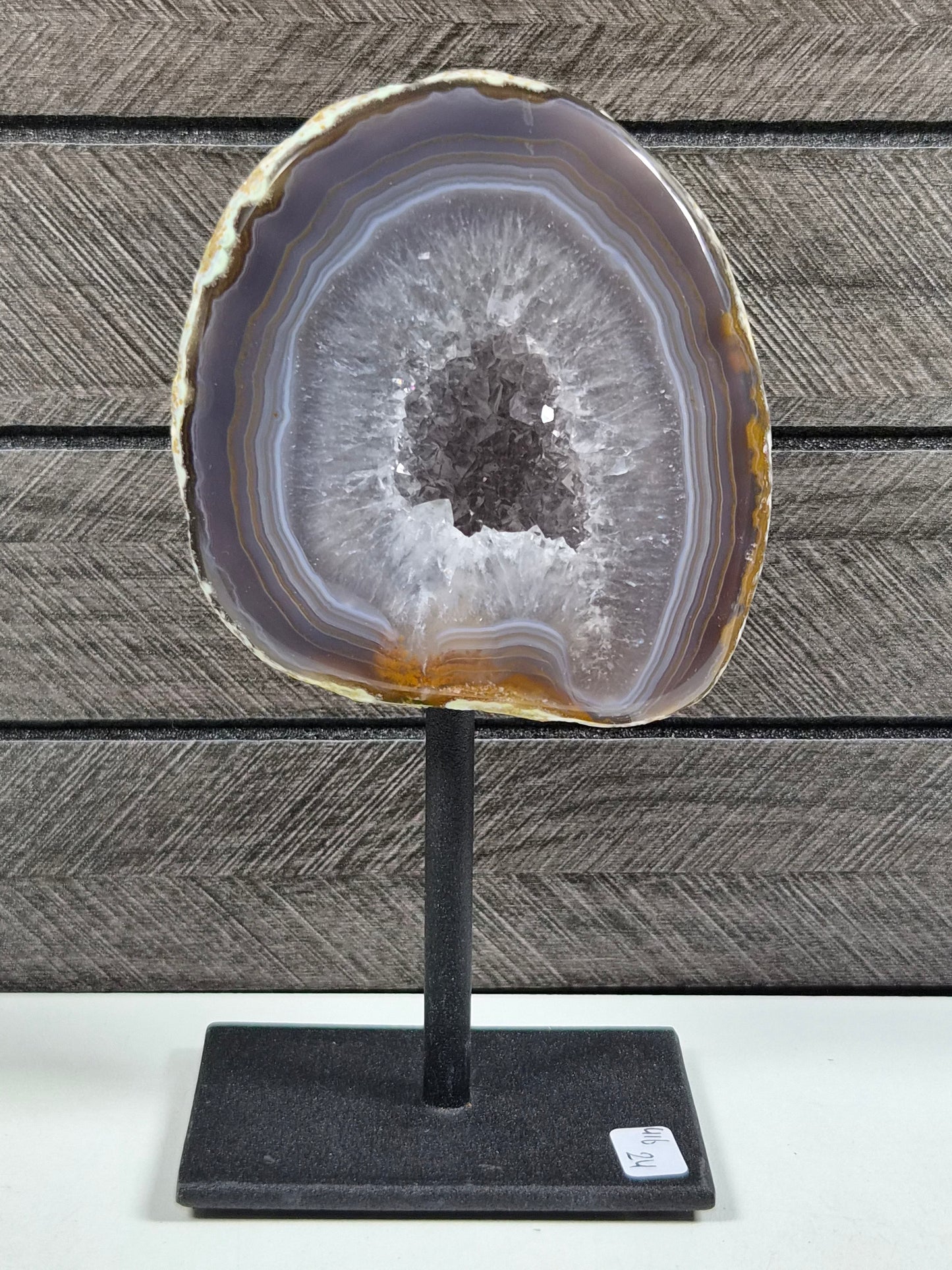 Agaat Geode op Standaard 416 gram