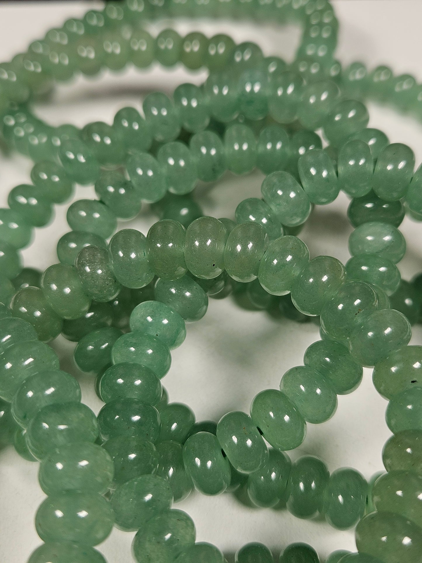 Groene aventurijn donutarmband 8mm