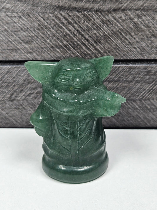 Groene aventurijn Yoda
