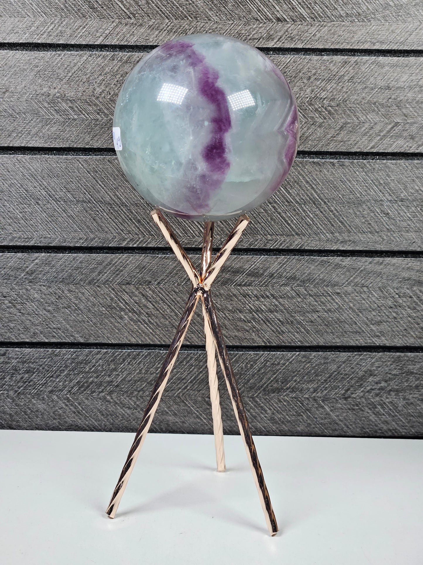 Bolhouder driepoot rose L