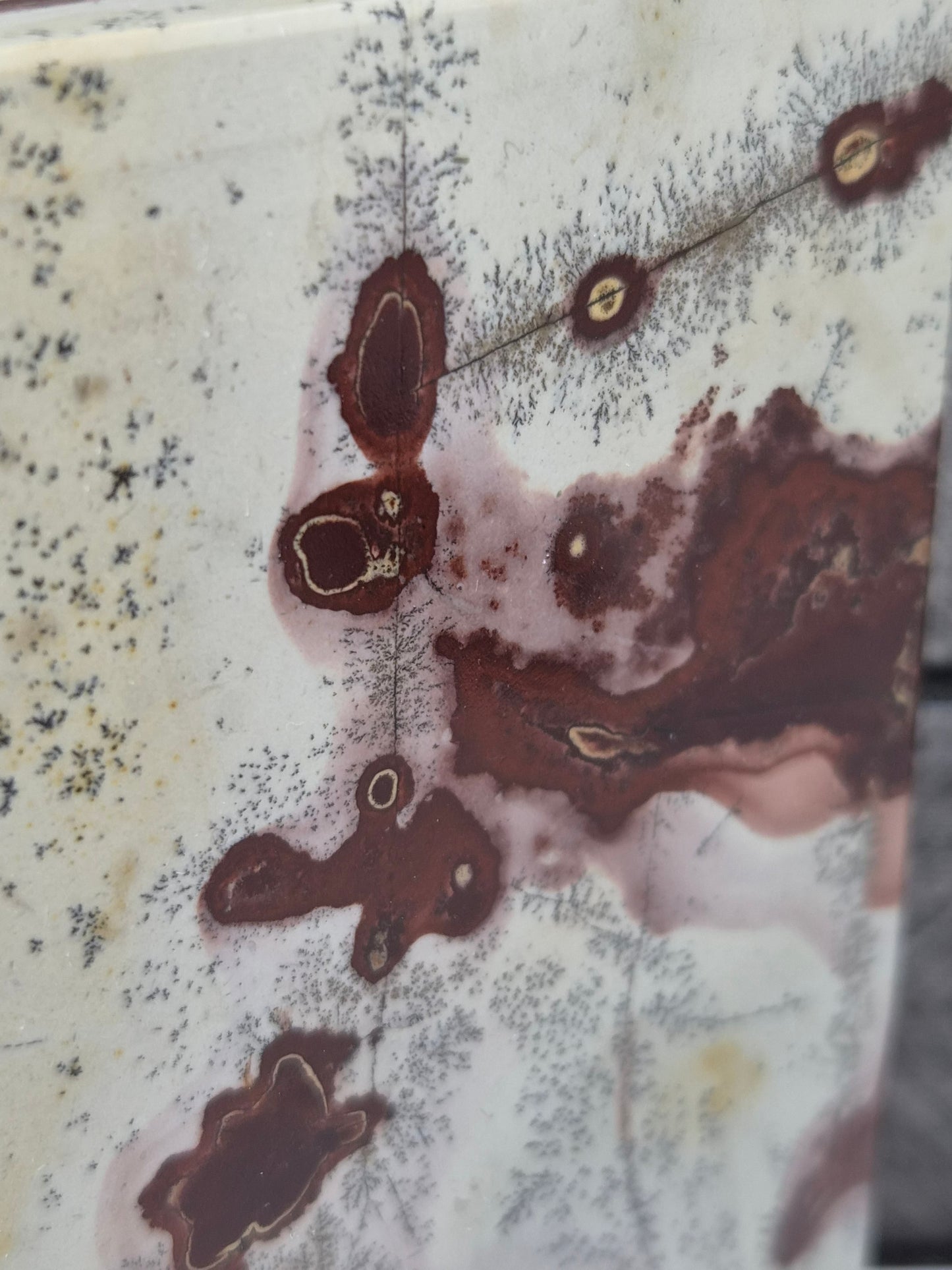 Vlekken Jaspis slab 458 gram