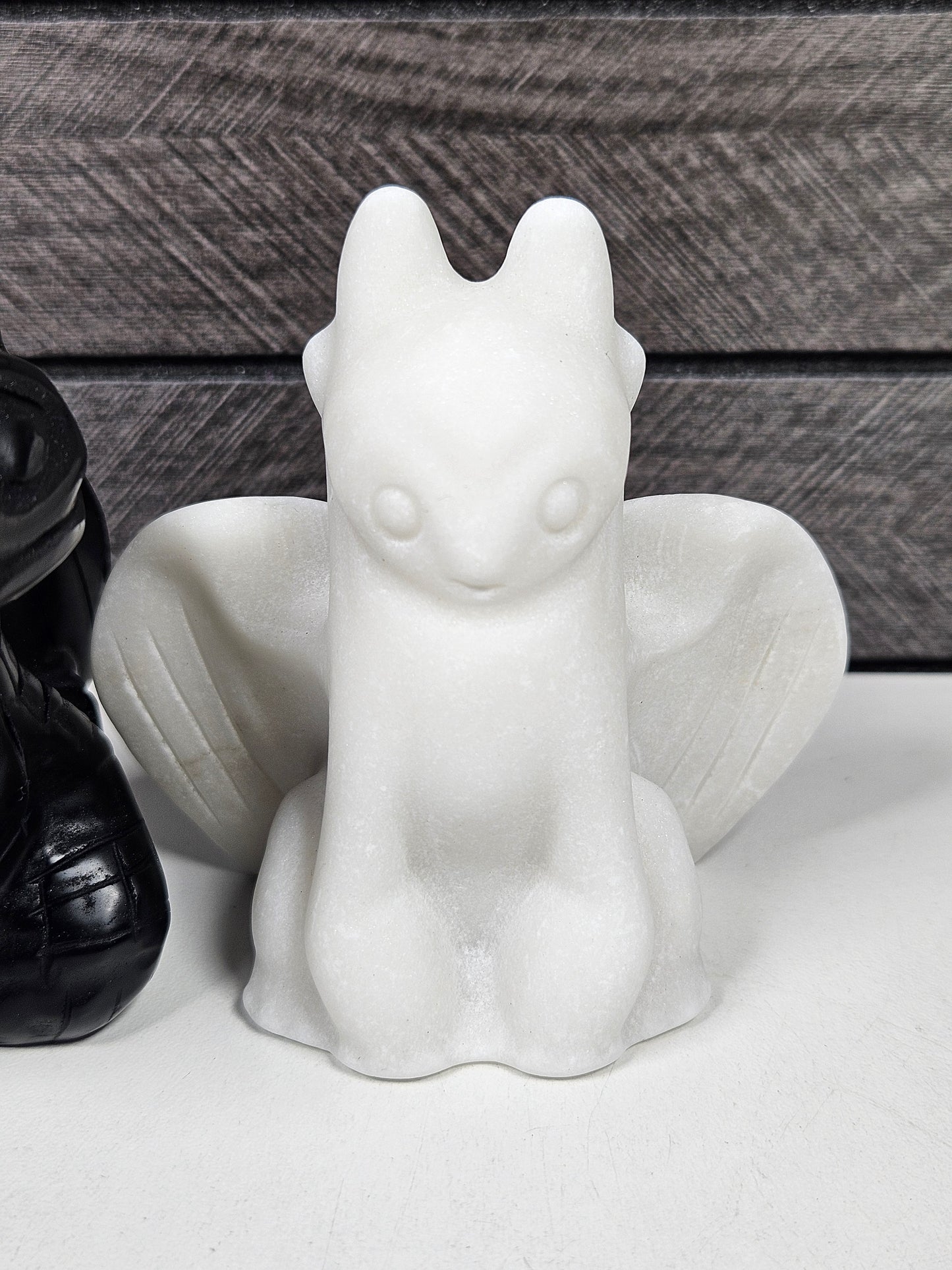Obsidian Ohnezahn und weiße Jade-Lichtwut-Set