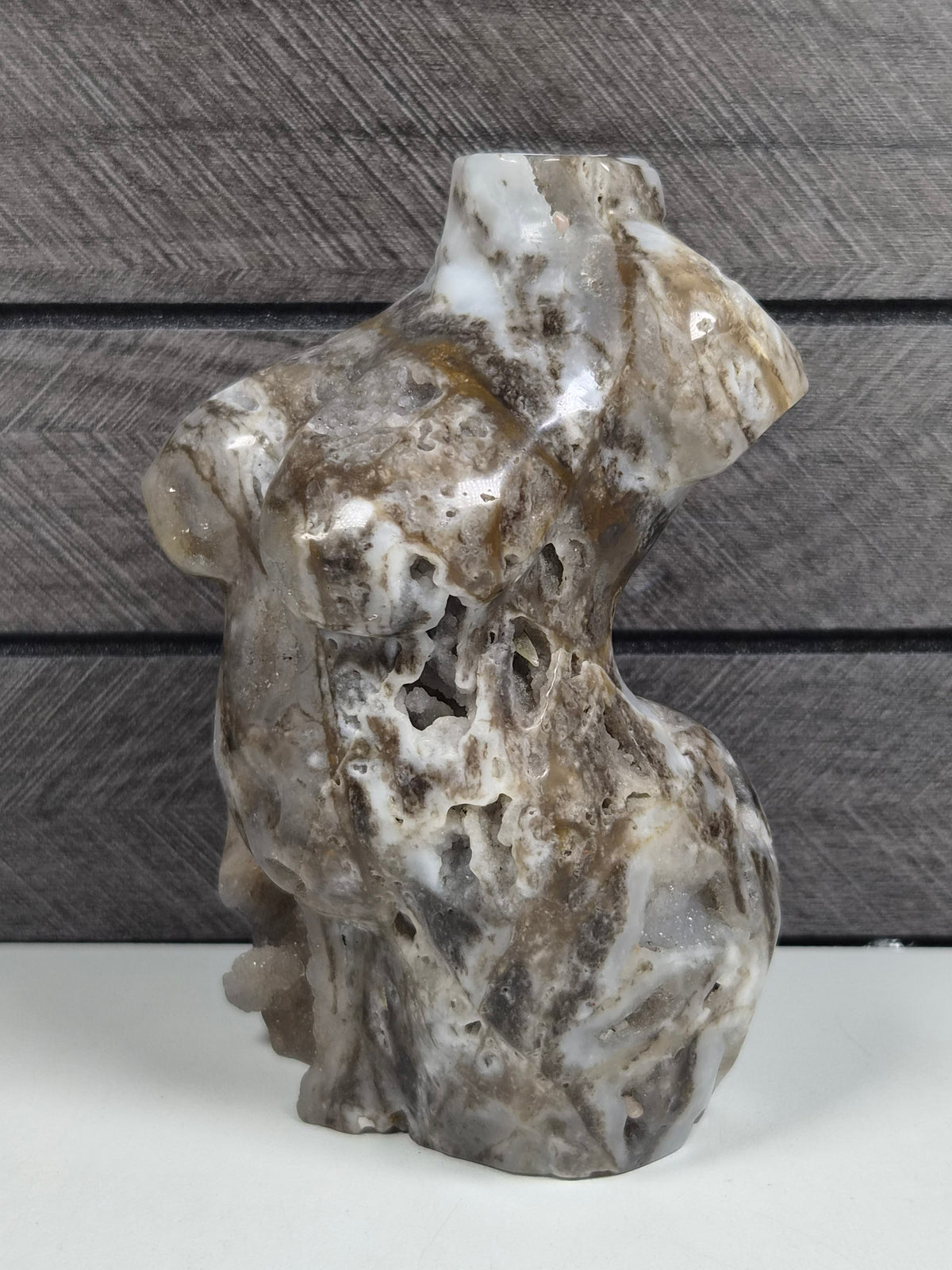 Chalcedoon Mix Curvy Lady 484 gram