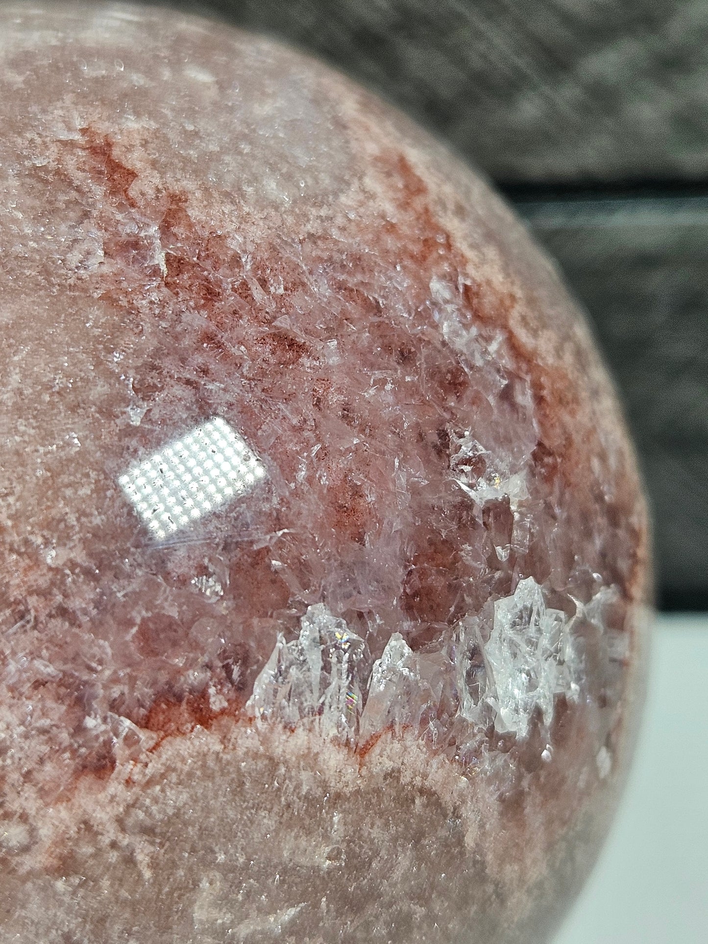 Roze amethist bol 502 gram