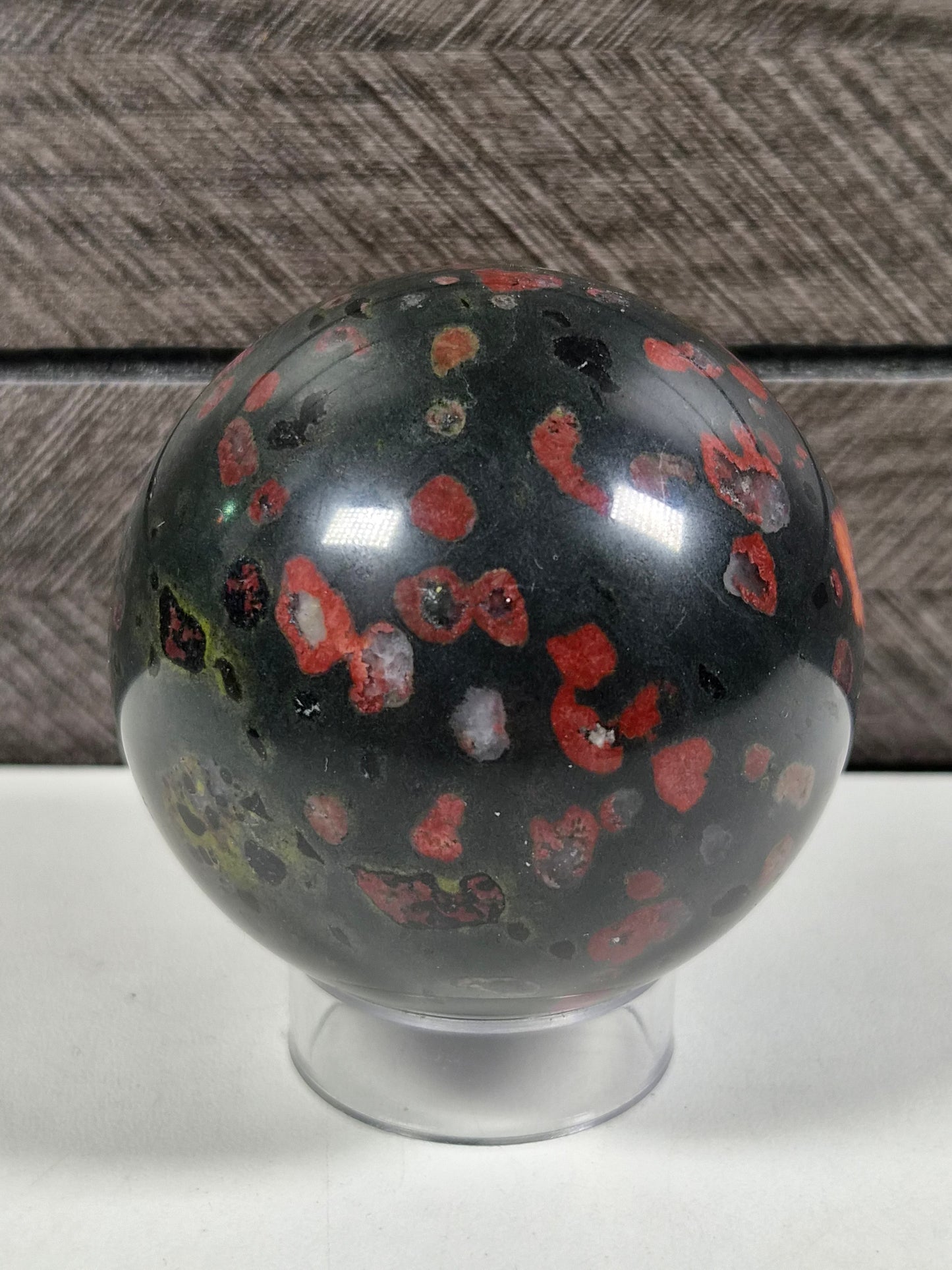 Pruimenbloesem Jaspis bol 290 gram