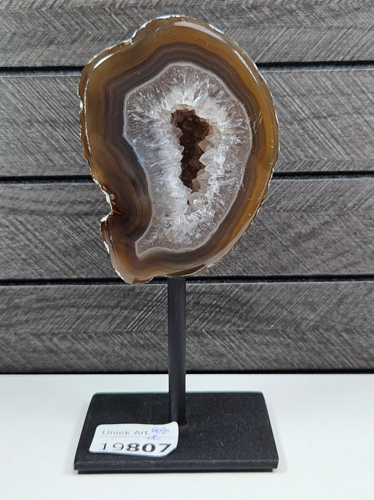 Agaat druzy op standaard 482 gram