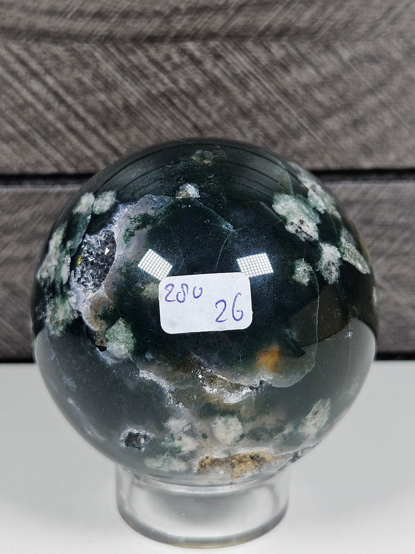 Mosagaat en Calciet bol 280 gram