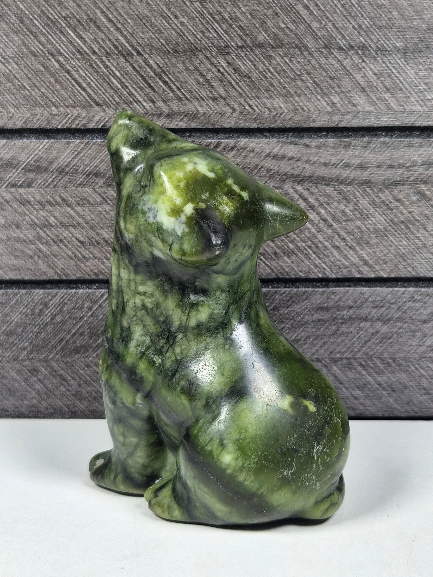 Groene Jade Wolf 350 gram