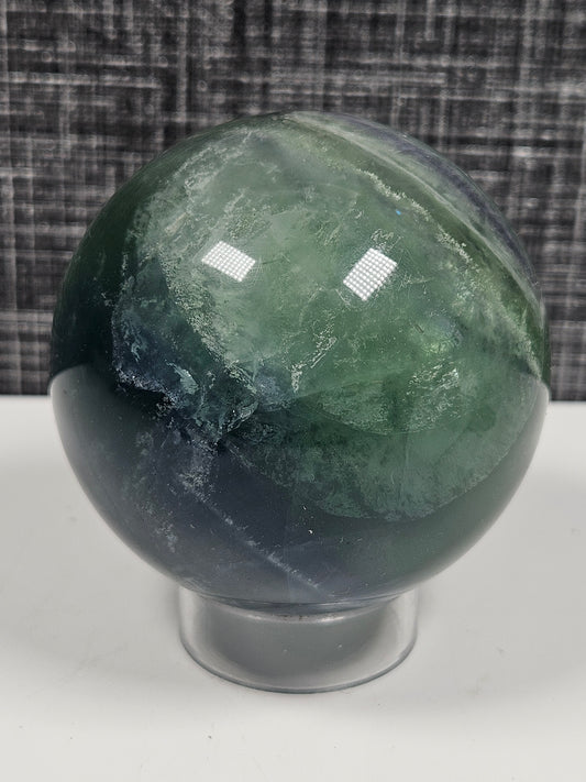 Fluoriet blauw/groen/paars bol 400 gram