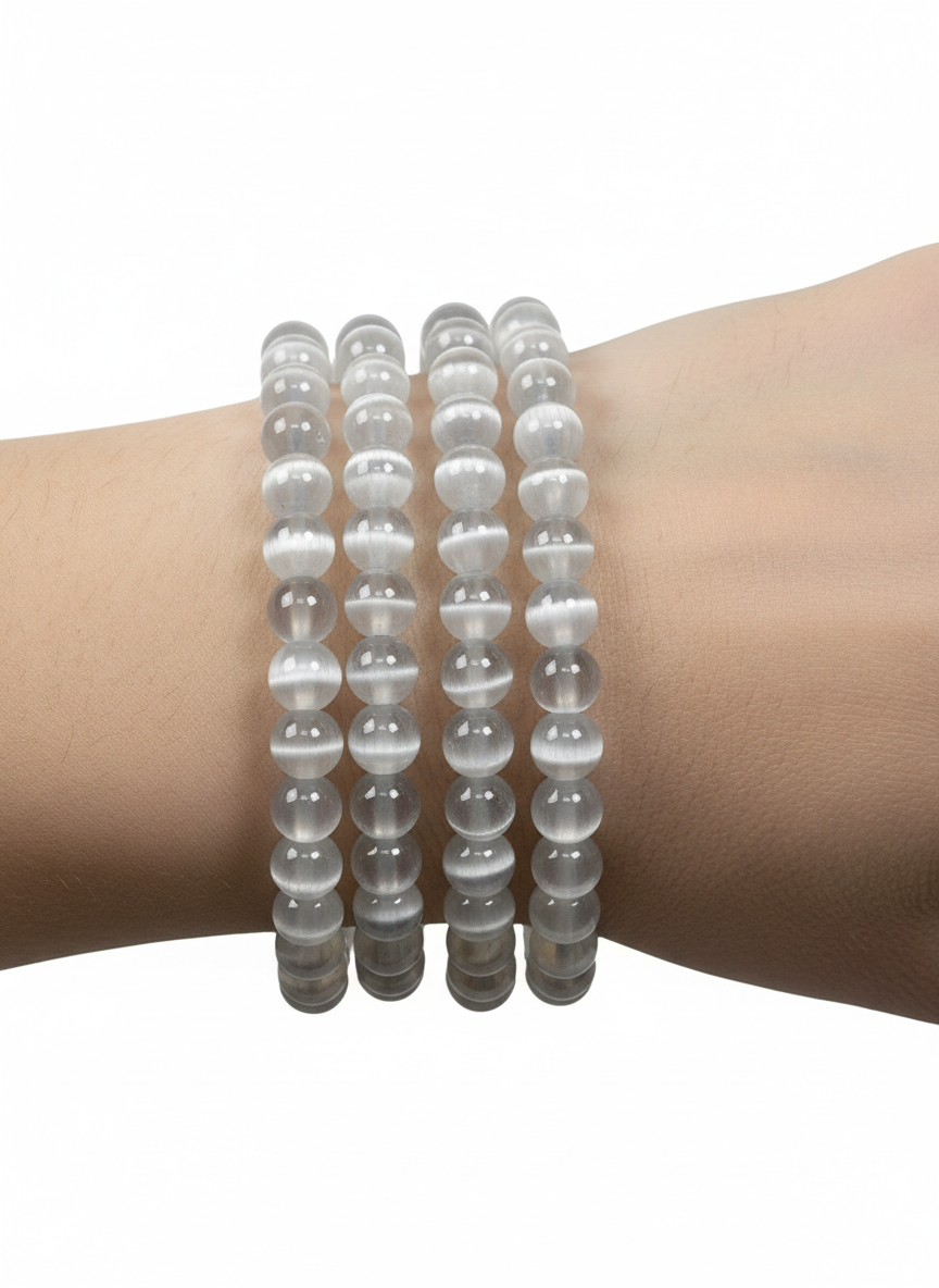Seleniet armband 4mm
