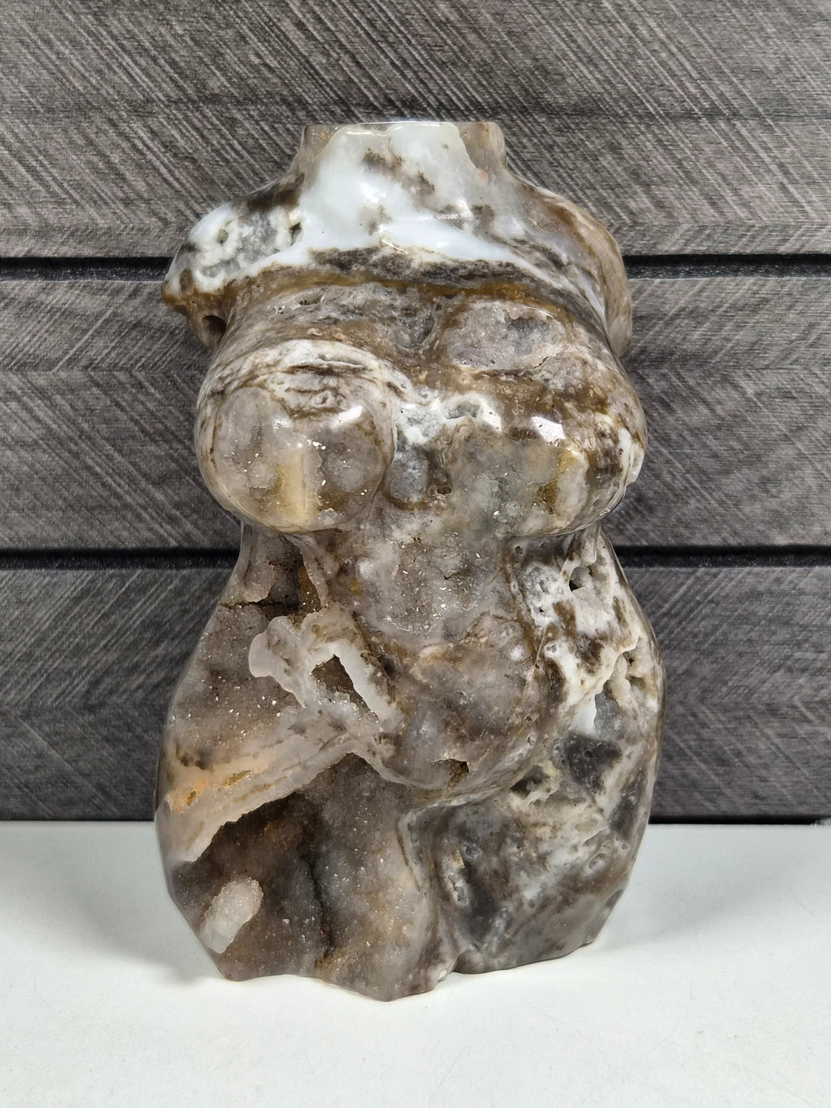 Chalcedoon Mix Curvy Lady 484 gram