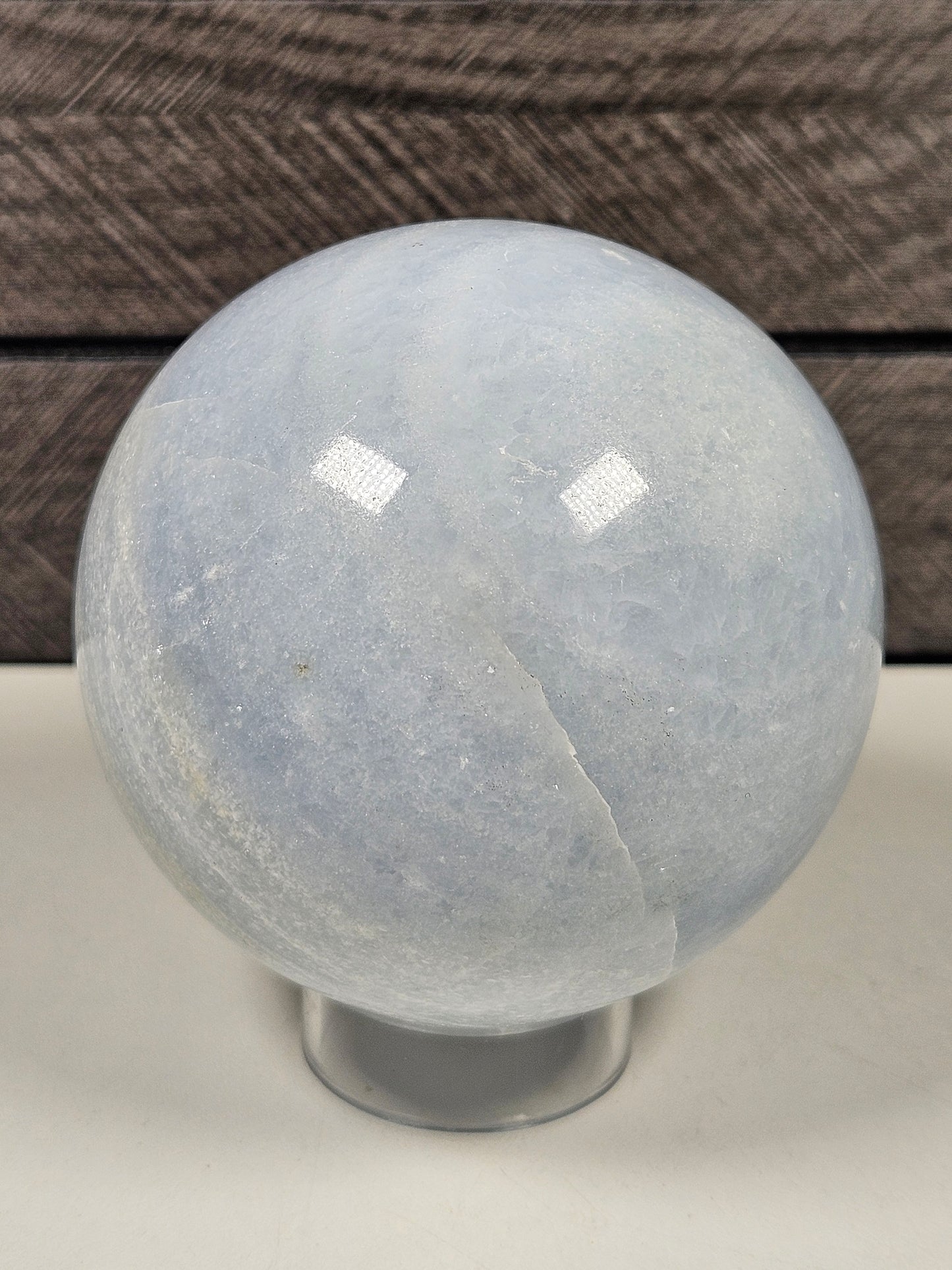 Blauwe calciet bol 558 gram