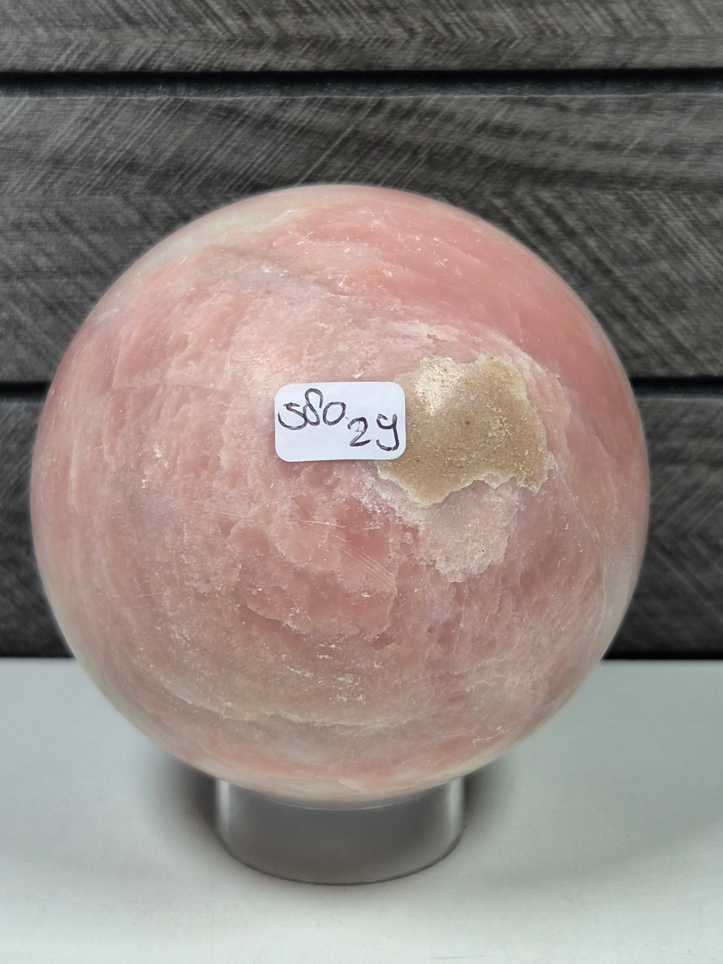 Roze Opaal bol 580 gram