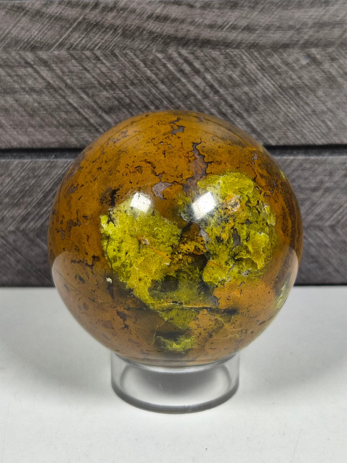 Groene Opaal bol 276 gram