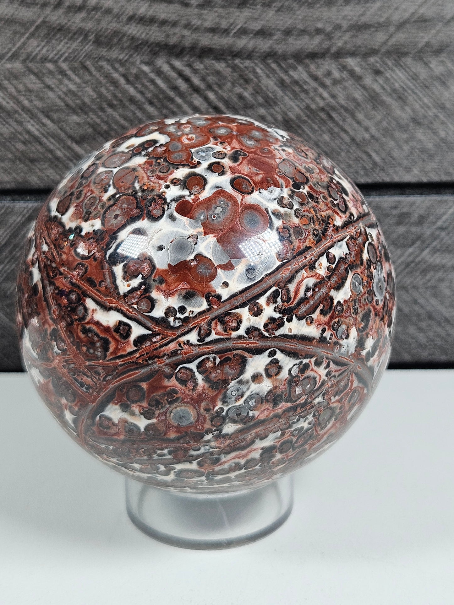 Luipaard Jaspis bol 360 gram